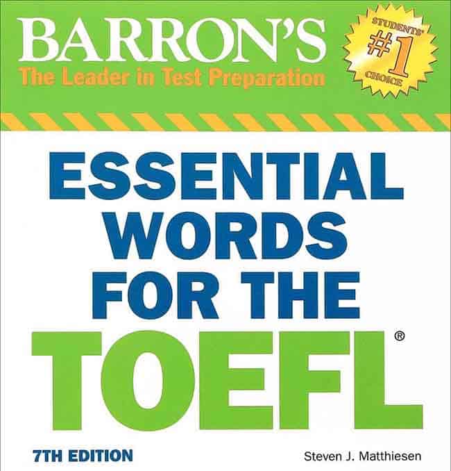 دانلود کتاب essential words for toefl لغات ضروری تافل